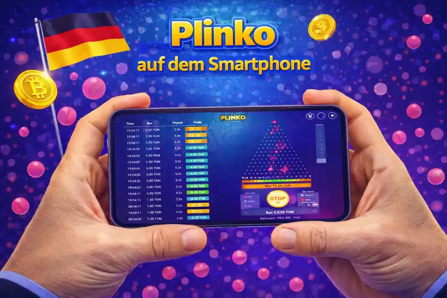 Plinko auf dem Smartphone
